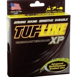 Fishing Line^ Tuf-Line XP Braided Line 50lb 2500yd Green - Your Premium Fishing Gear Store Rods Lines Baits Accessories