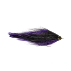 Fly Fishing^ Two Tone Brushy Black & Purple - Your Premium Fishing Gear Store Rods Lines Baits Accessories