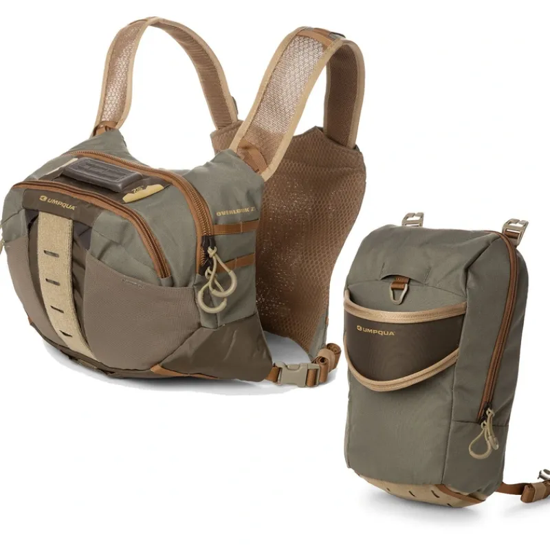 Fly Fishing^ UMPQUA ZS2 OVERLOOK 500 CHEST PACK KIT - Your Premium Fishing Gear Store Rods Lines Baits Accessories