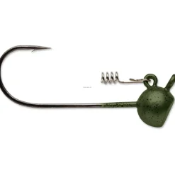 Bait^ VMC Stand Up Shaky Head Jig, 3/16 oz, #3/0 Hook, Green - Your Premium Fishing Gear Store Rods Lines Baits Accessories