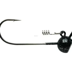 Bait^ VMC Stand Up Shaky Head Jig, 1/4 oz, #3/0 Hook, Black, 4pk - Your Premium Fishing Gear Store Rods Lines Baits Accessories