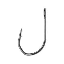 Bait^ VMC TechSet Siwash Open Eye Hook, Size 1, Coastal Black, Short Shank - Your Premium Fishing Gear Store Rods Lines Baits Accessories