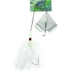 Bait^ Wahoo Buzz Bait, 1/4 oz, 4/0 Hook, White 6 PACK LOT - Your Premium Fishing Gear Store Rods Lines Baits Accessories