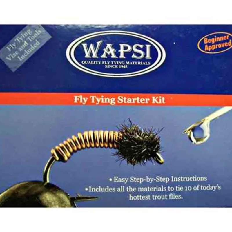 Fly Fishing^ Wapsi Fly Tying Starter Kit - Your Premium Fishing Gear Store Rods Lines Baits Accessories