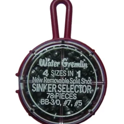 Fishing Line^ Water Gremlin Small Split Shot Selector, 78pk - Your Premium Fishing Gear Store Rods Lines Baits Accessories