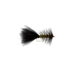 Fly Fishing^ Woolly Bugger Olive & Black - Your Premium Fishing Gear Store Rods Lines Baits Accessories