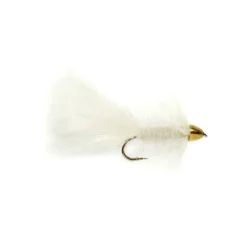 Fly Fishing^ Woolly Bugger White Conehead - Your Premium Fishing Gear Store Rods Lines Baits Accessories