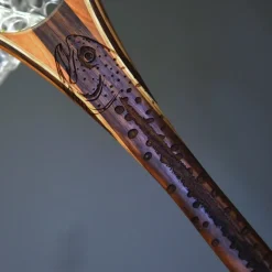 Fly Fishing^ XL 18"x14" - Rainbow Trout Engraved - Classic Fly Fishing Traditional Landing Net - Your Premium Fishing Gear Store Rods Lines Baits Accessories